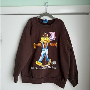 Online ceramics kids, size youth 8, outstanding in my field sweatshirt, new